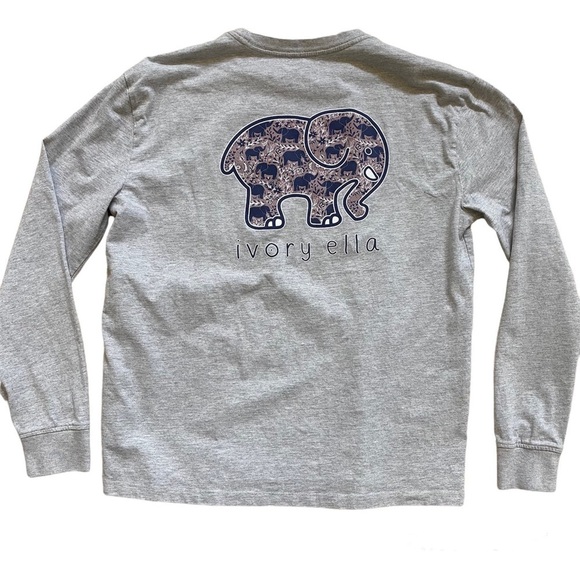 Ivory Ella Long Sleeve T Tee Shirt Medium - Picture 3 of 5